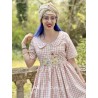 robe 55749 coton Carreaux rouges Ewa i Walla - 5
