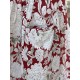jupe 22140 coton Fleurs rouges Ewa i Walla - 18