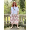 jupe 22140 coton Fleurs rouges Ewa i Walla - 11