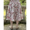 jupe 22140 coton Fleurs rouges Ewa i Walla - 8