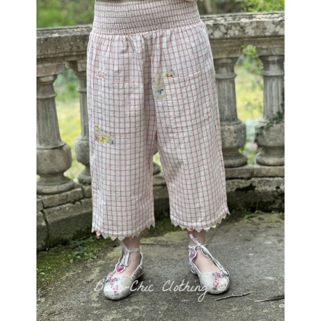 panty / pantalon 11373 coton Carreaux rouges Ewa i Walla - 1