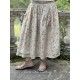 jupe 22154 voile de coton Jaune à fleurs Ewa i Walla - 12