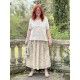 jupe 22154 voile de coton Jaune à fleurs Ewa i Walla - 14