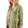 chemise Kelly Western in Leroi Magnolia Pearl - 30