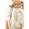 robe Queen Of Heart in Moonlight Magnolia Pearl - 11