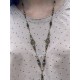 Collier Crystal in Smoky teardrop DKM Jewelry - 4