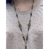 Collier Crystal in Smoky teardrop DKM Jewelry - 4