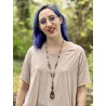 Collier Crystal in Smoky teardrop DKM Jewelry - 1
