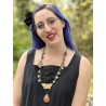 Collier Charm in Carved Bone Butterfly DKM Jewelry - 1