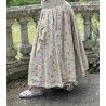 jupe 22154 voile de coton Jaune à fleurs Ewa i Walla - 3