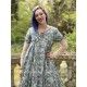 robe 55736 voile de coton Bleu à fleurs Ewa i Walla - 1