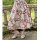 jupe 22140 coton Fleurs rouges Ewa i Walla - 3