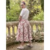 jupe 22140 coton Fleurs rouges Ewa i Walla - 7