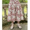 jupe 22140 coton Fleurs rouges Ewa i Walla - 2