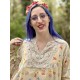 chemisier 44821 voile de coton Jaune à fleurs Ewa i Walla - 4