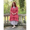 robe SOLINE voile de coton framboise Les Ours - 10