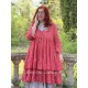dress SOLINE raspberry cotton voile Les Ours - 8