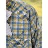 chemise Kelly Western in Leroi Magnolia Pearl - 37