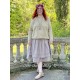 chemisier 44816 coton Beige à fines rayures Ewa i Walla - 3