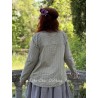chemisier 44816 coton Beige à fines rayures Ewa i Walla - 2
