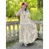 jupe 22154 voile de coton Jaune à fleurs Ewa i Walla - 9