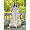 jupe 22154 voile de coton Jaune à fleurs Ewa i Walla - 10