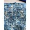 blouse 44821 Blue flower cotton voile Ewa i Walla - 19
