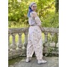 pantalon GASTON flex écru à imprimé fleurs Les Ours - 6