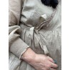 dress / wrap jacket POEMA honey organza Les Ours - 18