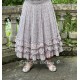 jupe / jupon ANGELIQUE voile de coton bleu gris à imprimé fleurs Les Ours - 1