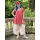 tunic EVY raspberry cotton voile Les Ours - 4