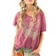 T-shirt Cosmos in Merlot Magnolia Pearl - 9
