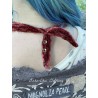 nœud papillon Tasmin in Garnet Magnolia Pearl - 17
