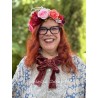 nœud papillon Tasmin in Garnet Magnolia Pearl - 13