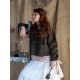 short jacket FLORIE Chocolate corduroy Les Ours - 13