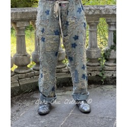 jean's O'Keefe Denims with Stars (2nd edition) in Washed Indigo Magnolia Pearl - 1