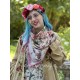 scarf Floral Print Bandana in Nectar Magnolia Pearl - 5