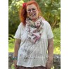 foulard Floral Print Bandana in Nectar Magnolia Pearl - 3