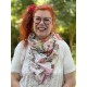 foulard Floral Print Bandana in Nectar Magnolia Pearl - 2