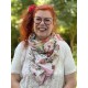 scarf Floral Print Bandana in Nectar Magnolia Pearl - 2