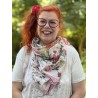 foulard Floral Print Bandana in Nectar Magnolia Pearl - 2