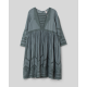 robe 55778 Polly organdie brodé Vert pin Ewa i Walla - 13