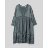 robe 55778 Polly organdie brodé Vert pin Ewa i Walla - 13