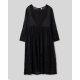 robe 55778 Polly organdie brodé Noir Ewa i Walla - 14