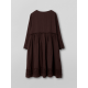 dress 55761 Alva Burgundy crepe Ewa i Walla - 15