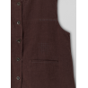 gilet 33342 Drea velours côtelé Bordeaux Ewa i Walla - 20