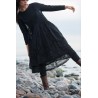 robe 55778 Polly organdie brodé Noir Ewa i Walla - 2
