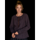 chemisier 44875 Ebba coton Carreaux bleus et bordeaux Ewa i Walla - 6
