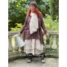 jupe 22160 Rosa voile de coton brodé Rose poudre Ewa i Walla - 12