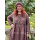 dress 55761 Alva Burgundy crepe Ewa i Walla - 10